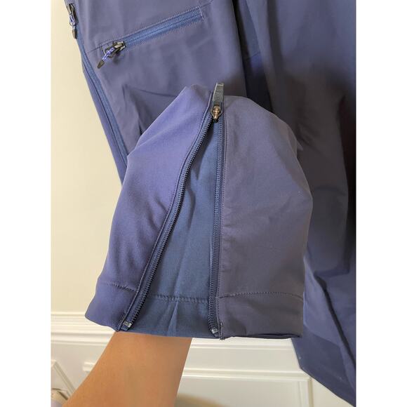 Marmot NWT Rom Gore Tex Infinium Bib Snow Ski Pants Arctic Navy Womens 28 - Picture 6 of 12